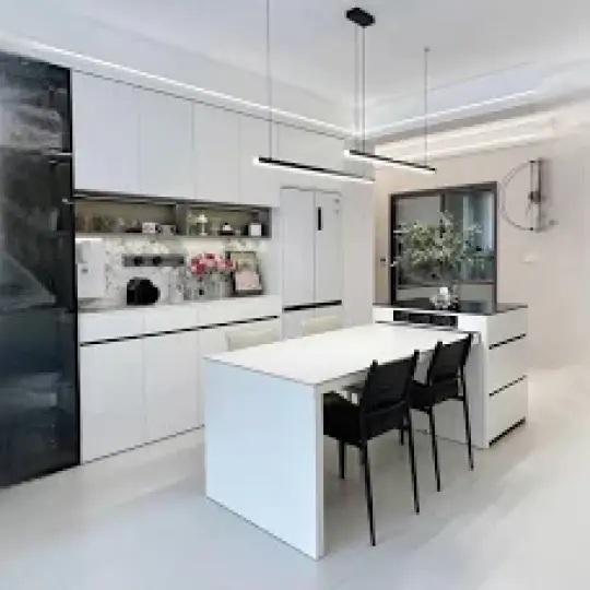 Đảo bếp kết hợp bàn ăn
