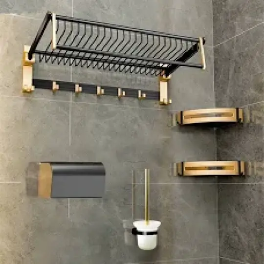 Giá treo khăn nhôm kèm phụ kiện ENic