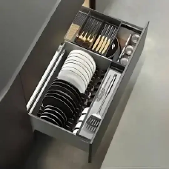 Kệ đựng chén, dĩa nhôm xingfa