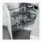Rổ kéo góc liên hoàn Euromax inox mờ 304 cao cấp C4R